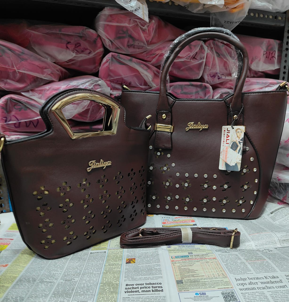 Siksyra Imported Handbag Combo (Set of 2) – Premium Finish & Stylish Look