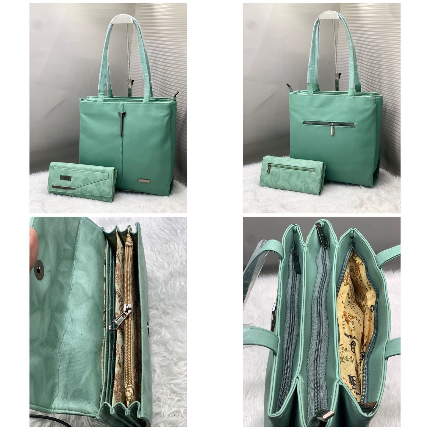 Siksyra Fancy PU Leather Shoulder Bag & Wallet Combo for Women – Stylish & Spacious