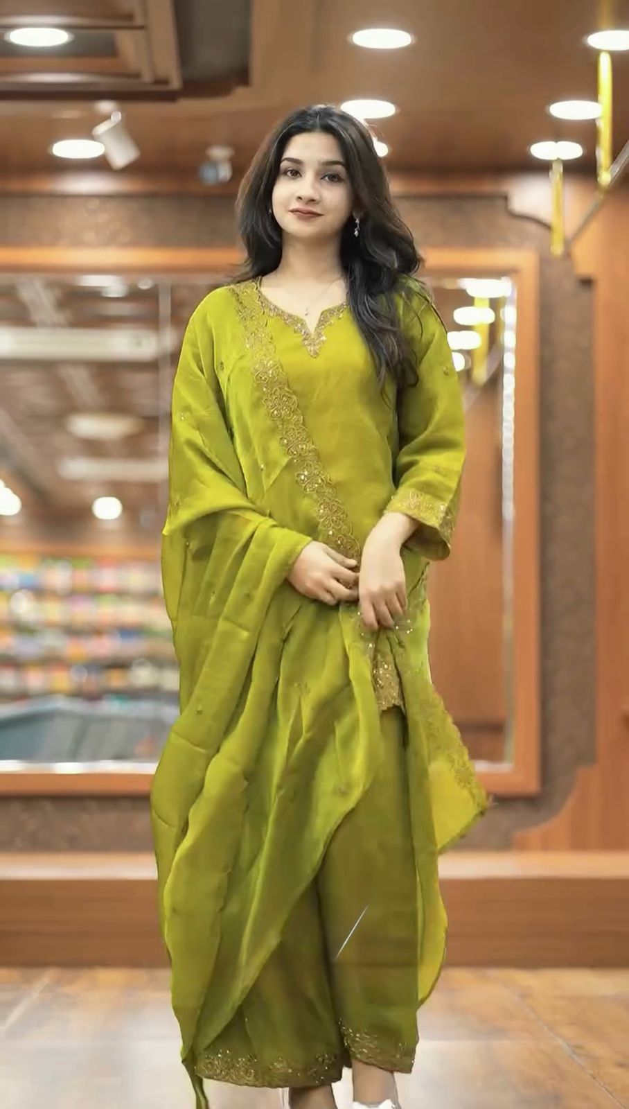 Siksyra Jimmy Choo Silk Embroidered Top-Bottom Dupatta Set – Fully Stitched Premium Ethnic Wear (SR-1674)