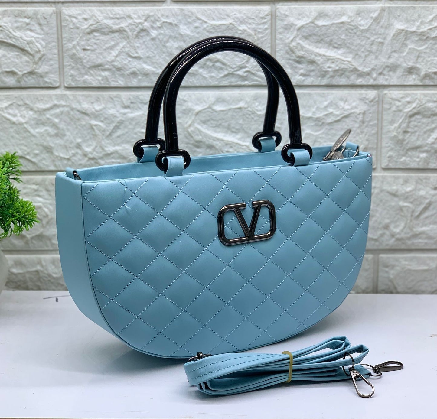 Siksyra Embroidery Design Sling Bag for Women & Girls – Stylish PU Leather Crossbody with Zipper Closure