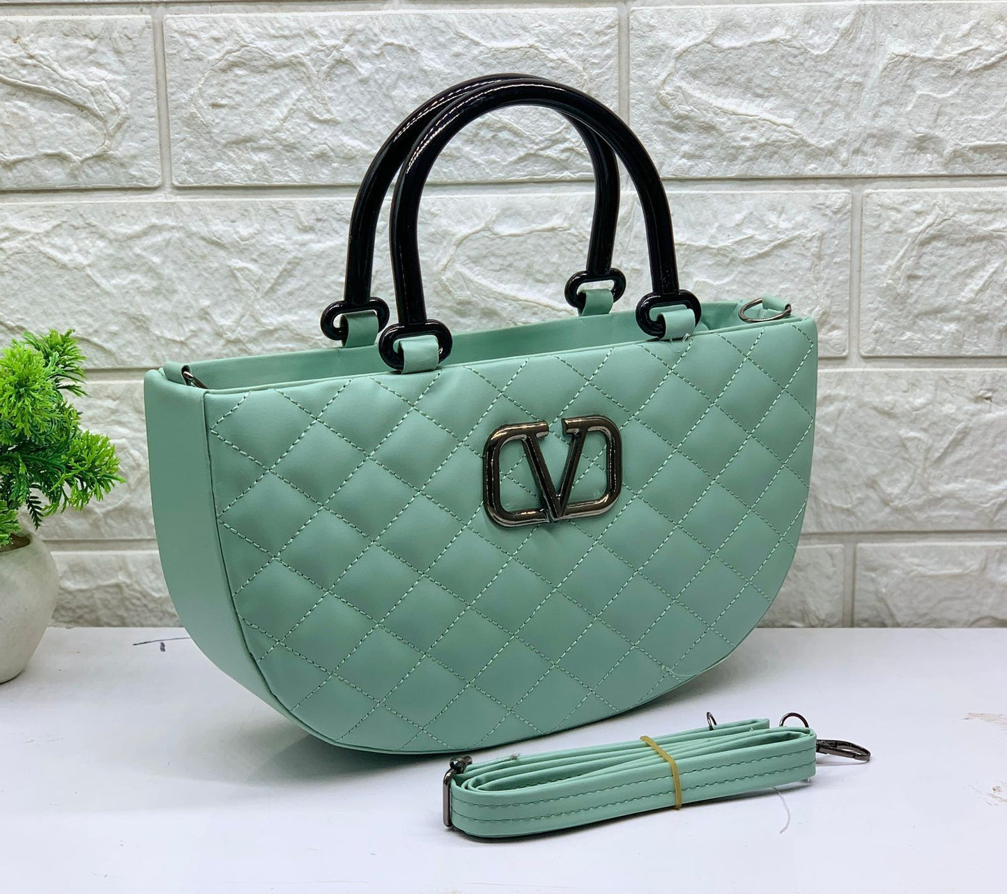 Siksyra Embroidery Design Sling Bag for Women & Girls – Stylish PU Leather Crossbody with Zipper Closure