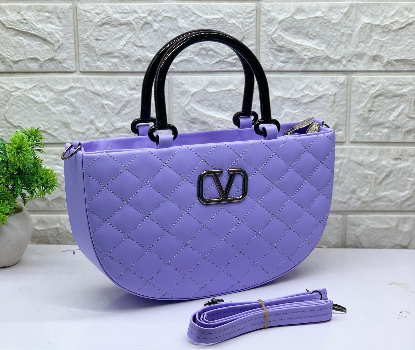 Siksyra Embroidery Design Sling Bag for Women & Girls – Stylish PU Leather Crossbody with Zipper Closure