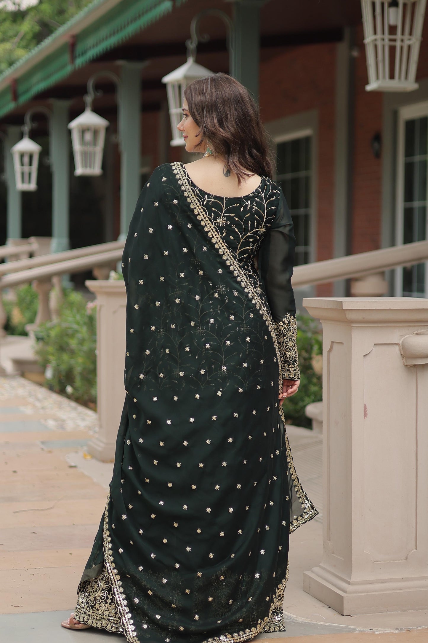 Siksyra KA-1132 Premium Designer Embroidered Kurti-Plazzo-Dupatta Set – Rangoli Silk Readymade Suit for Women