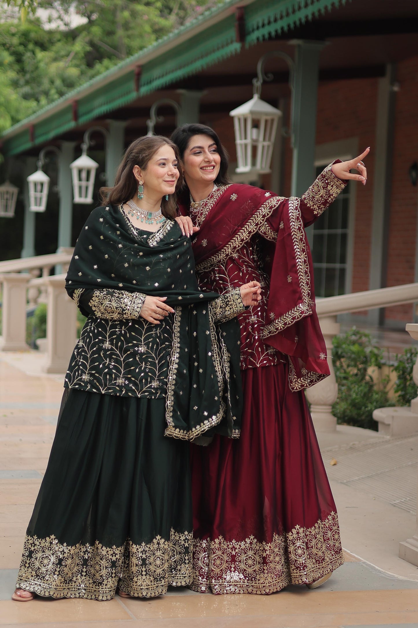 Siksyra KA-1132 Premium Designer Embroidered Kurti-Plazzo-Dupatta Set – Rangoli Silk Readymade Suit for Women