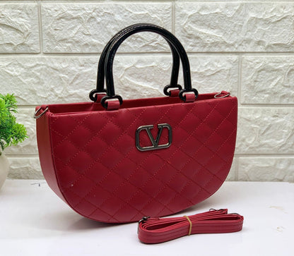 Siksyra Embroidery Design Sling Bag for Women & Girls – Stylish PU Leather Crossbody with Zipper Closure