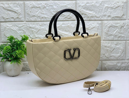 Siksyra Embroidery Design Sling Bag for Women & Girls – Stylish PU Leather Crossbody with Zipper Closure